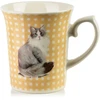 Affek Design DANNY Puodelis 300ml 8,5x12x10cm grotelės kot
