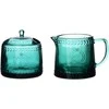 „Affek Design“ ECILA DARK cukrinių rinkinys 9x9x7,3 cm su pieno indeliu 300 ml