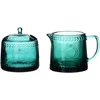 „Affek Design“ ECILA DARK cukrinių rinkinys 9x9x7,3 cm su pieno indeliu 300 ml