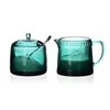 „Affek Design“ ECILA DARK cukrinių rinkinys 9x9x7,3 cm su pieno indeliu 300 ml