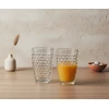Affek Design Elise Dots Komplet 6 szklanek 380ml7,8x7,8x12,5 cm