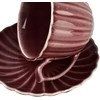 Affek Design EVIE BURGUNDY Filiżanka ze spodkiem 300ml