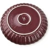 Affek Design EVIE BURGUNDY Talerz obiadowy 27,5x4cm