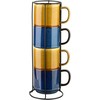 Affek Design EVIE 4 puodelių rinkinys ant stovo, 400 ml