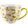 Nici Puodelis 400ml 11x15x9cm geltonos gėlės