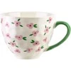 Nici Affek Design FLORELLA Puodelis 400ml 11x15x9 cm rožinė kwiatki