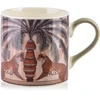 Affek Design ISAAC puodelis 380ml 9x13x9cm Panteros palmės formos
