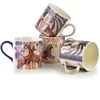 Affek Design ISAAC puodelis 380ml 9x13x9cm Panteros palmės formos