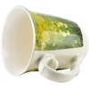 Affek Design LAVIA Puodelis 320ml 9,5x13x10,5cm žalia impresja
