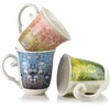 Affek Design LAVIA Puodelis 320ml 9,5x13x10,5cm rožinė impresja