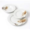Affek Design LEA BEIGE Komplet obiadowy 18 dalys 21,8cm/19,2/27cm talerz zupa 220ml