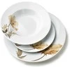 Affek Design LEA BEIGE Komplet obiadowy 18 dalys 21,8cm/19,2/27cm talerz zupa 220ml