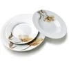 Affek Design LEA BEIGE Komplet obiadowy 18 dalys 21,8cm/19,2/27cm talerz zupa 220ml