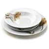 Affek Design LEA BEIGE Komplet obiadowy 18 dalys 21,8cm/19,2/27cm talerz zupa 220ml