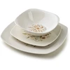 Affek Design LEA BEIGE pietų rinkinys 18 dalių dubenėlis 16,5 cm 500 ml / 18 cm / 24 cm