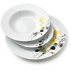 Affek Design LEA Geltonas Komplet obiadowy 18 dalys 21,8cm/19,2/27cm talerz zupa 220ml