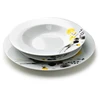 Affek Design LEA Geltonas Pietų rinkinys 18 dalių 21,8 cm/19,2/27 cm sriubos lėkštė 220 ml