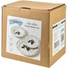 Affek Design LEA LILAC Komplet obiadowy 18 dalys 21,8cm/19,2/27cm talerz zupa 220ml
