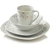 Affek Design LEA MINI Komplet obiadowy 16cz. kubek 370ml/miska 500ml 17/19,5/25,5cm