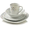 Affek Design LEA MINI pietų rinkinys, 16 dalių, 370 ml puodelis / 500 ml dubuo, 17/19,5/25,5 cm