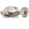 Affek Design LEA PEONY Komplet obiadowy 16cz. kubek 370ml/miska 500ml 17/19,5/25,5cm