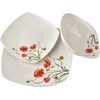 Affek Design LEA POPPY Komplet obiadowy 18części16cm 500ml/18cm/24cm