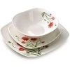 Affek Design LEA POPPY Komplet obiadowy 18części16cm 500ml/18cm/24cm