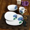 Affek Design LEA PURPLE indų rinkinys, 16 dalių, 370 ml puodelis / 500 ml dubuo, 17/19,5/25,5 cm