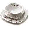 Affek Design LEA Rožinis Komplet obiadowy 18części miska 16,5cm 500ml/18cm/24cm