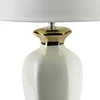 Affek Design LETI Pilkas Lampa stołowa 17x39x63cmbeżowo auksinė