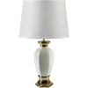 Affek Design LETI Pilkas Lampa stołowa 17x39x63cmbeżowo auksinė