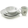Affek Design MAGNOLIA indų rinkinys, 16 dalių, 370 ml puodelis / 500 ml dubuo, 17/19,5/25,5 cm