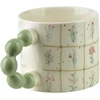 Affek Design NARIA Puodelis 350ml 9x14x8cm kwiatki