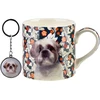 Affek Design NOYA Puodelis su breloczkiem 380ml 9x13x9cmShih Tzu