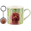 Affek Design NOYA Puodelis su breloczkiem 380ml 9x13x9cm Pudel