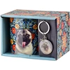 Affek Design NOYA Puodelis su breloczkiem 380ml 9x13x9cm Mops