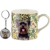 Affek Design NOYA Puodelis su breloczkiem 380ml 9x13x9cm York Yorkshire Terrier