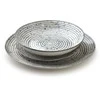 Lumarko Affek Design STRIPES Pilkas Komplet obiadowy 18części27/19/20cm miska 550ml