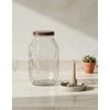 „Allesken BASIC KITCHEN“ deimantinis stiklainis, 3400 ml, 10,5 x 17 x 26,2 cm
