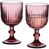 Lumarko ELISE PURPLE 4 stiklinių rinkinys 350 ml 9 x 16,4 cm