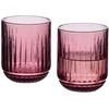 Lumarko Allesken ELISE PURPLE Komplet 4 szklanek 260ml7,5x7,5x9,4 cm
