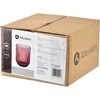 Allesken ELISE PURPLE Komplet 4 szklanek 260ml7,5x7,5x9,4 cm