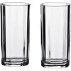 Allesken ELISE STRIPES 4 stiklinių rinkinys, 360 ml, permatomos, 7x7x15 cm