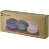 Allesken MODERN KITCHEN Deska su 3 miskami 8,5x42x/11x9,5x3,5cm(26,5x11x1,2cm)2x150ml 120ml