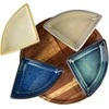 Allesken MODERN KITCHEN Deska su 4 miskami 13,5x9,5x3cm (21,5x1,5cm) poj.95ml