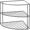 Allesken Affek Design MODERNI VIRTUVĖ Kampinė lentyna metalinė 22,5x22,5x21,5 cm