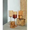 Allesken ROMANE 4 stiklinių rinkinys, 380 ml, borosilikatinis, 7x7x12 cm