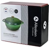Allesken VERDELUXE ketaus keptuvė 28x28x12cm 5.6L emaliuotas kreminis vidus