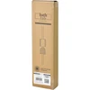 Bathlab By Mondex EDA SILICONE Baltas tualetinis šepetys, baltas, 10x4x36 cm, TPR