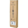 Bathlab By Mondex Lumarko EDA SILICONE Juodas tualetinis šepetys, juodas, 10x4x36cm, TPR